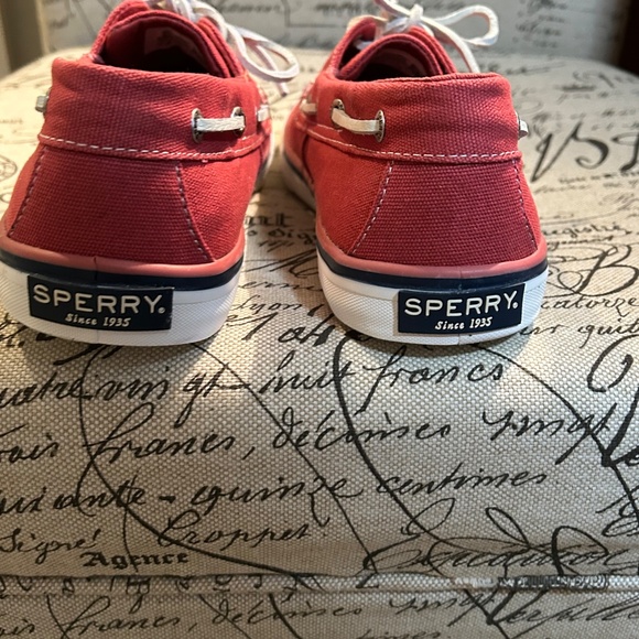 Sperry Women's Red Top-Sider Sidewalk Slip-On Sneakers, Size 9 - Picture 3 of 5